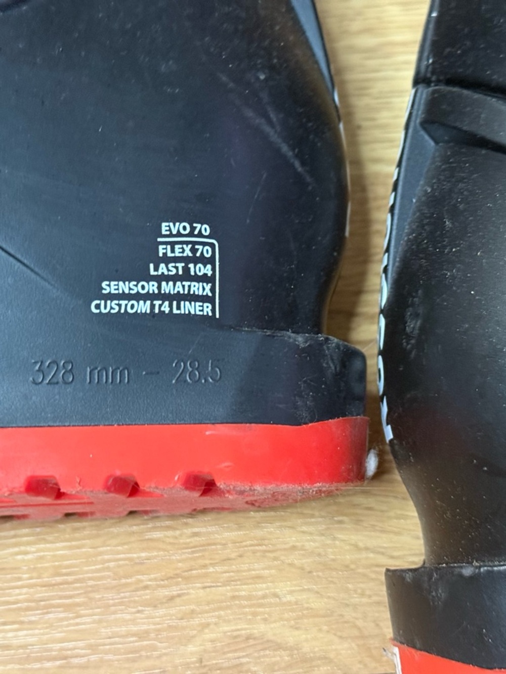 Rossignol Evo 70 Black with Red Accents Alpine Ski Boots - Picture 14 of 16